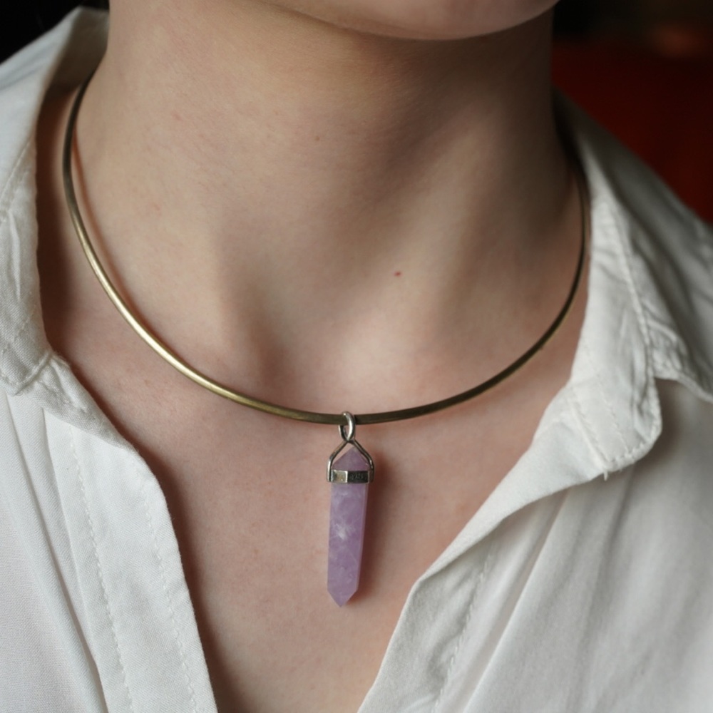 Natural Amethyst Pendant